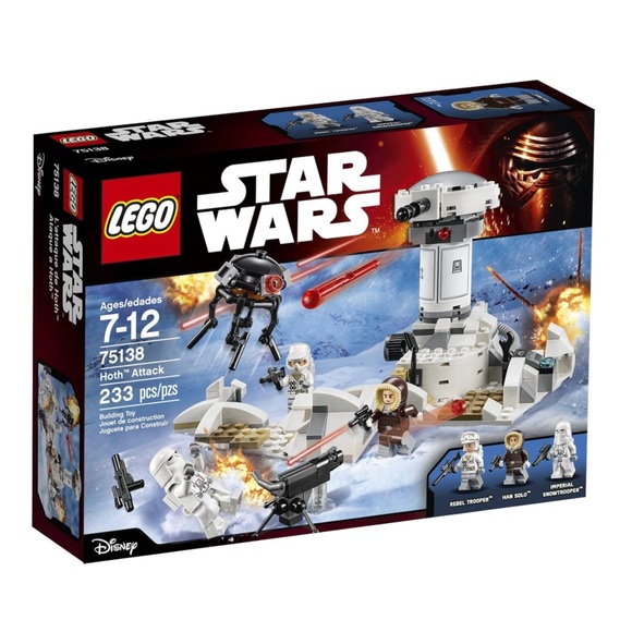 Star Wars Hoth Attack 75138. Collectible.